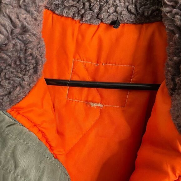 Vtg Golden Fleece Mens Parka 46 Green Extreme Cold Weather Type N-3B Military - Picture 7 of 12